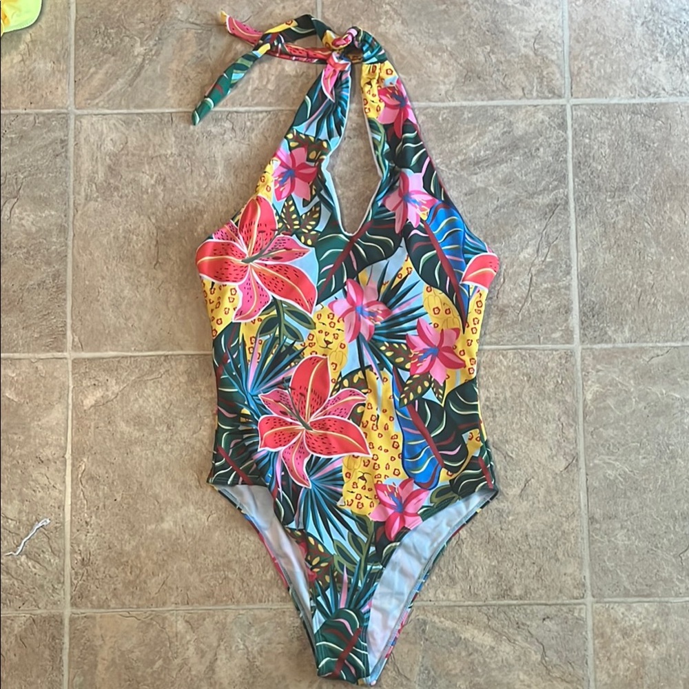 Tropical Floral  Swimsuit